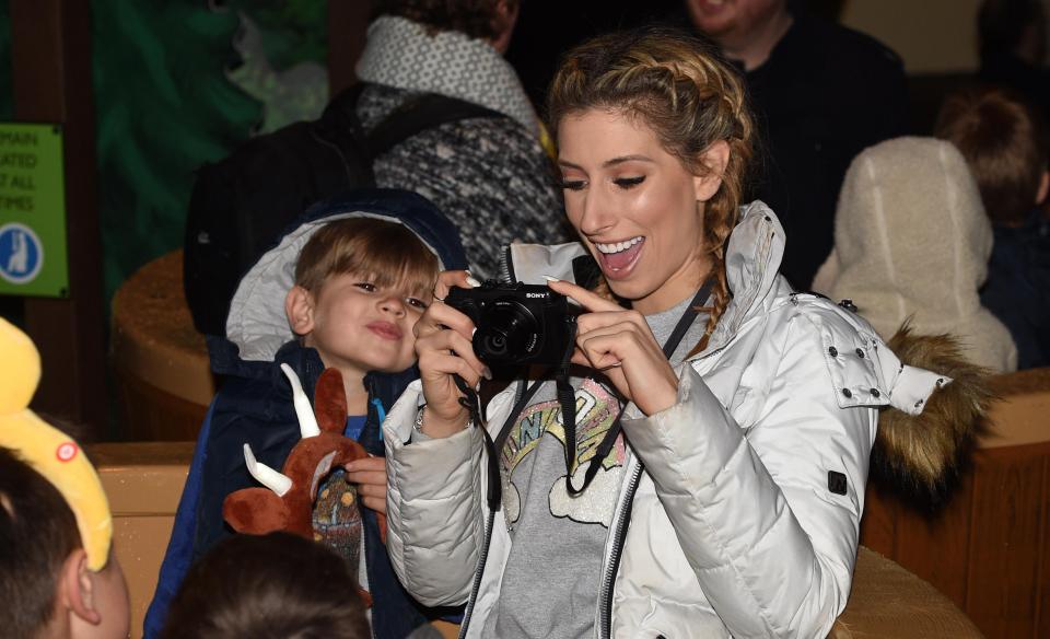  Stacey Solomon played proud m,um on the day out