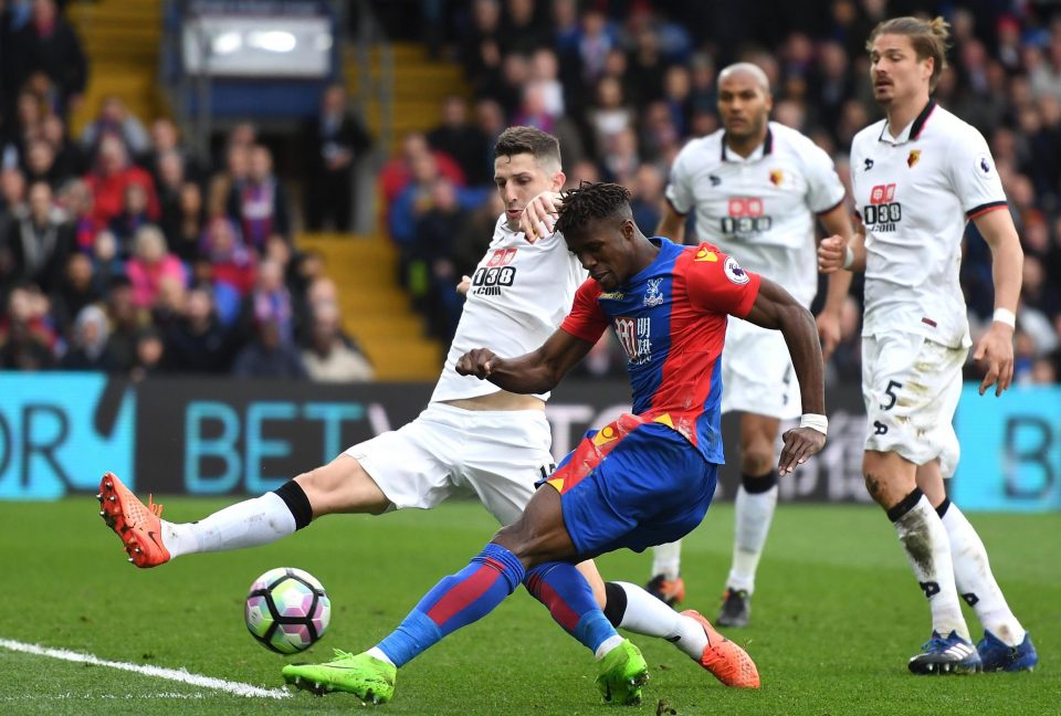  Zaha has enjoyed arguably his most effective season so far for Crystal Palace