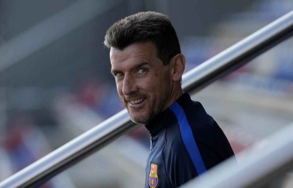  Barca assistant Juan Carlos Unzue could make the step up