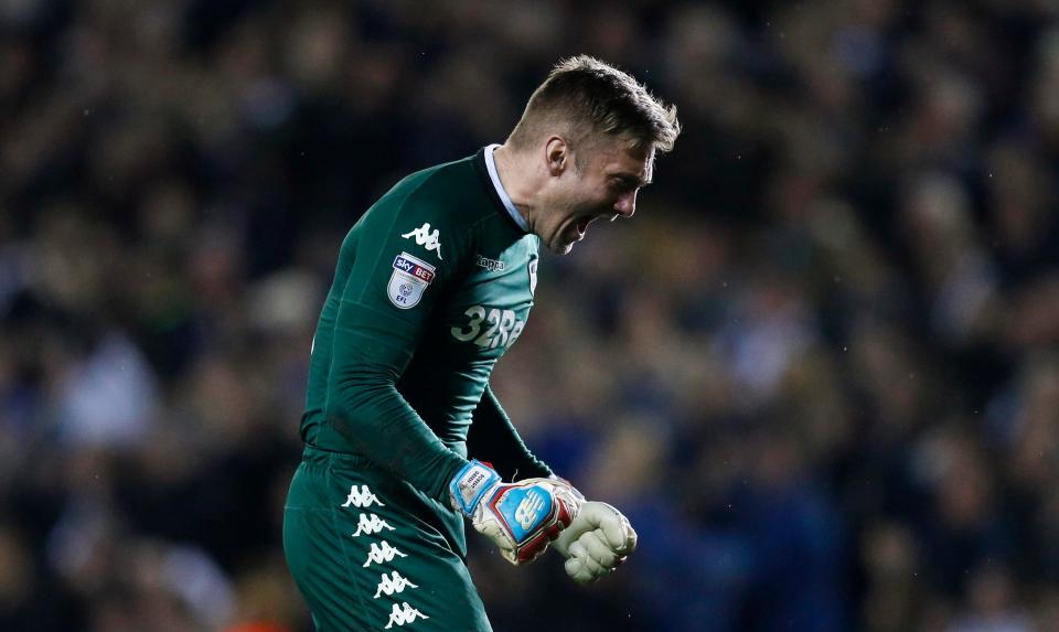  Rob Green made a vital stop when the ball was fired at him from close range