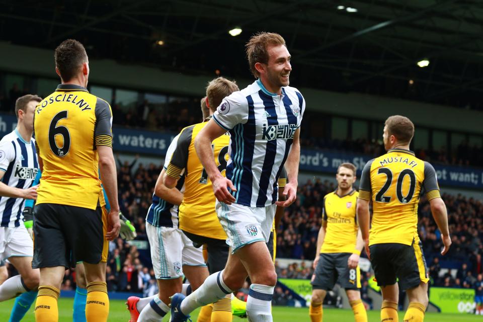  Arsenal's zonal marking meant the players lacked accountability as Craig Dawson scored twice for West Brom