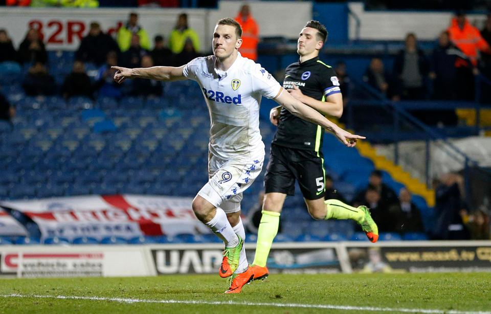  Chris Wood has been banging goals in for Leeds this season and could get some individual silverware