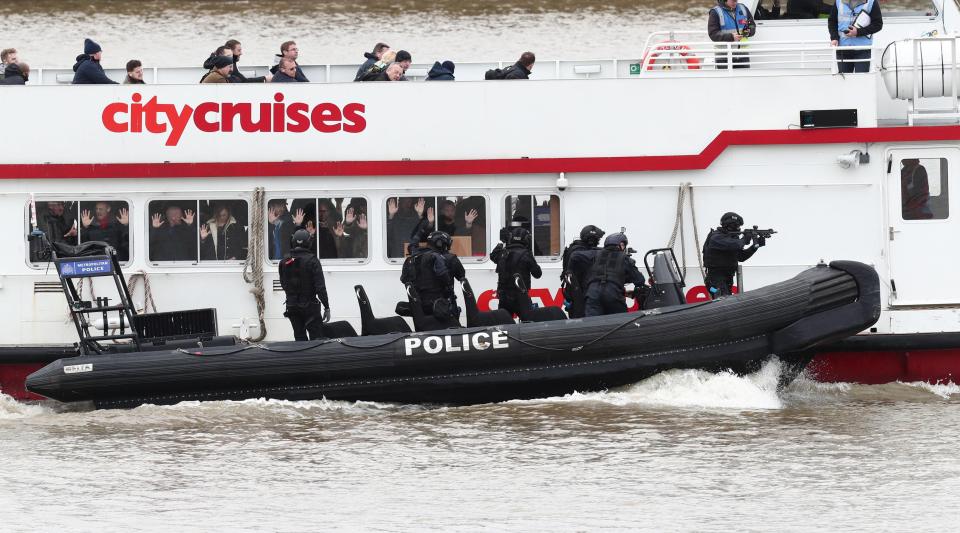  It involved a City Cruises boat taken 'hostage' by terrorists