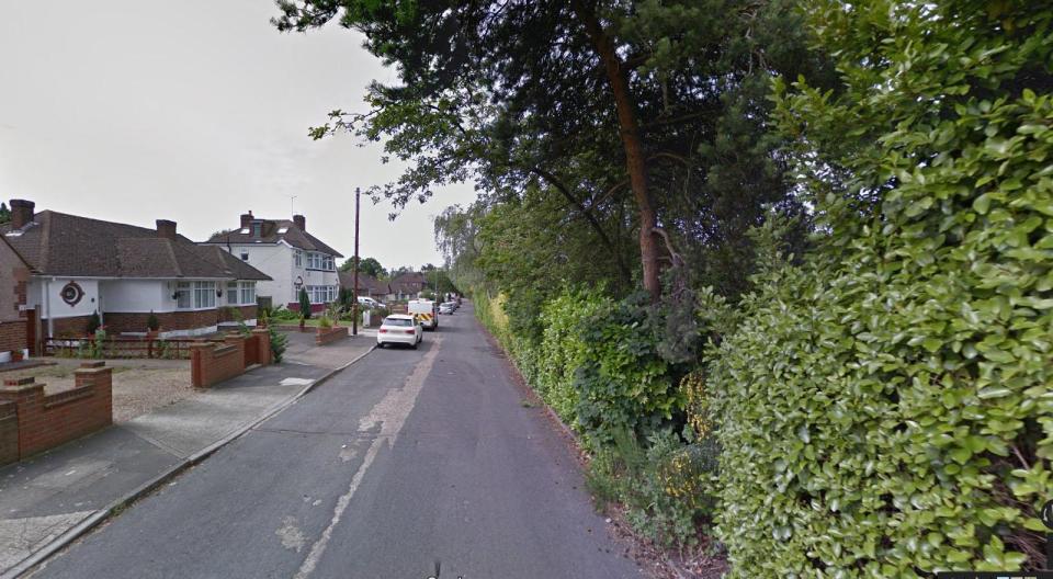  The van was found abandoned on a suburban street in Feltham, West London