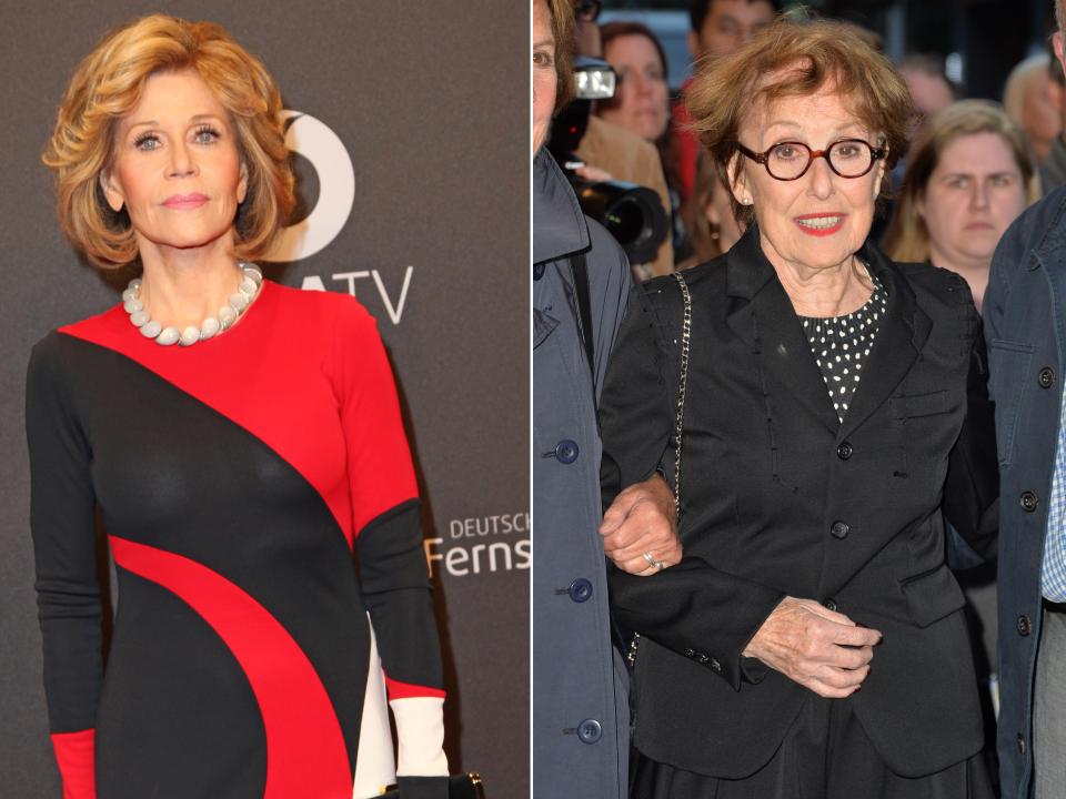  Jane Fonda admits plastic surgery has helped fight the ageing process... which explains why she looks years younger than Una Stubbs