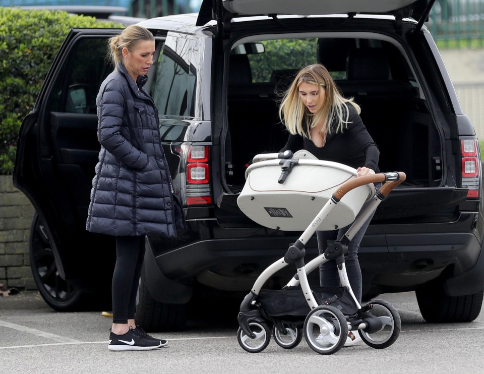 Billie was joined by her mum in Essex