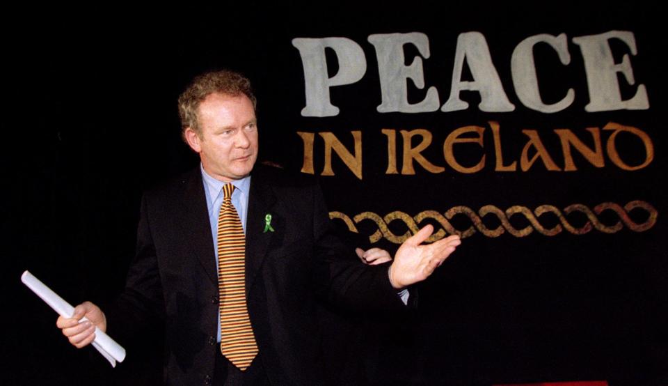  He was later hailed as a peacemaker for his role in the 1998 Good Friday Agreement