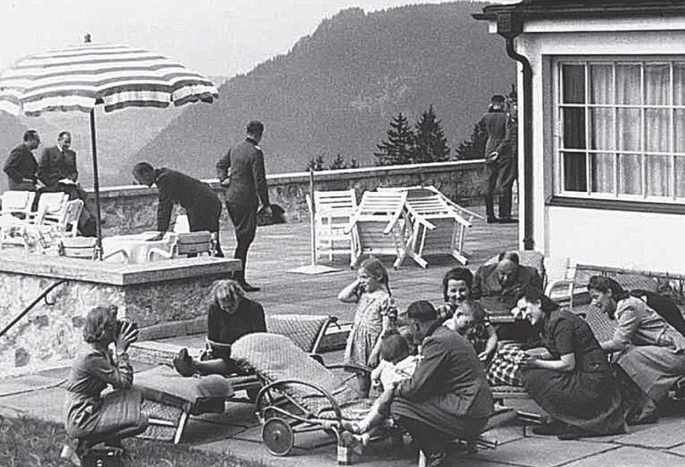  Life at the Berchtesgaden is also recorded in the pictures, released by Misch