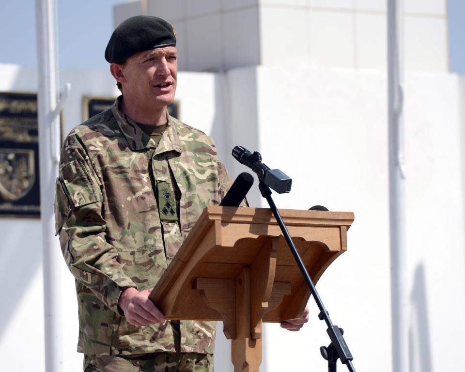  Major General Rupert Jones vowed to hunt down and kill ISIS jihadis