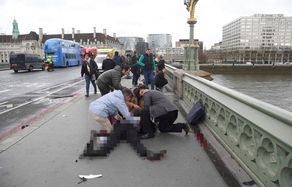 Heavily armed police rushed to the scene, with the public warned to stay away from Parliament Square; Whitehall; Westminster Bridge; Lambeth Bridge; Victoria Street