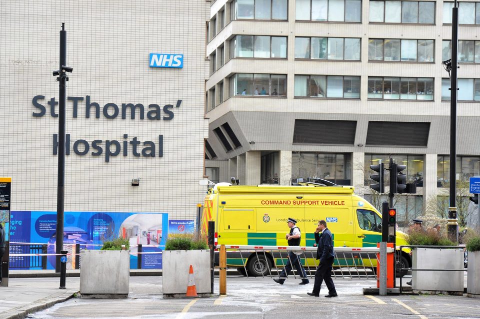  The French teenagers are among several receiving treatment at St Thomas' hospital