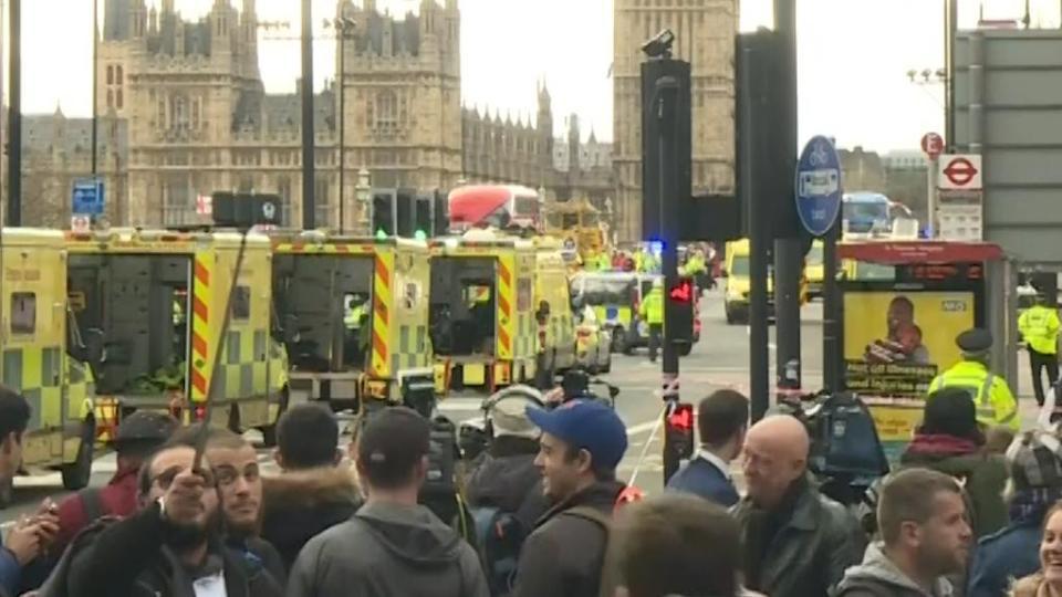  Westminster was on lock down for most of the afternoon