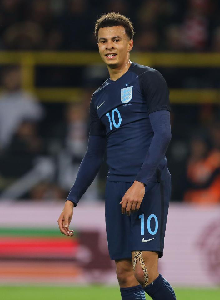  The 20-year-old also played for the Three Lions against Germany