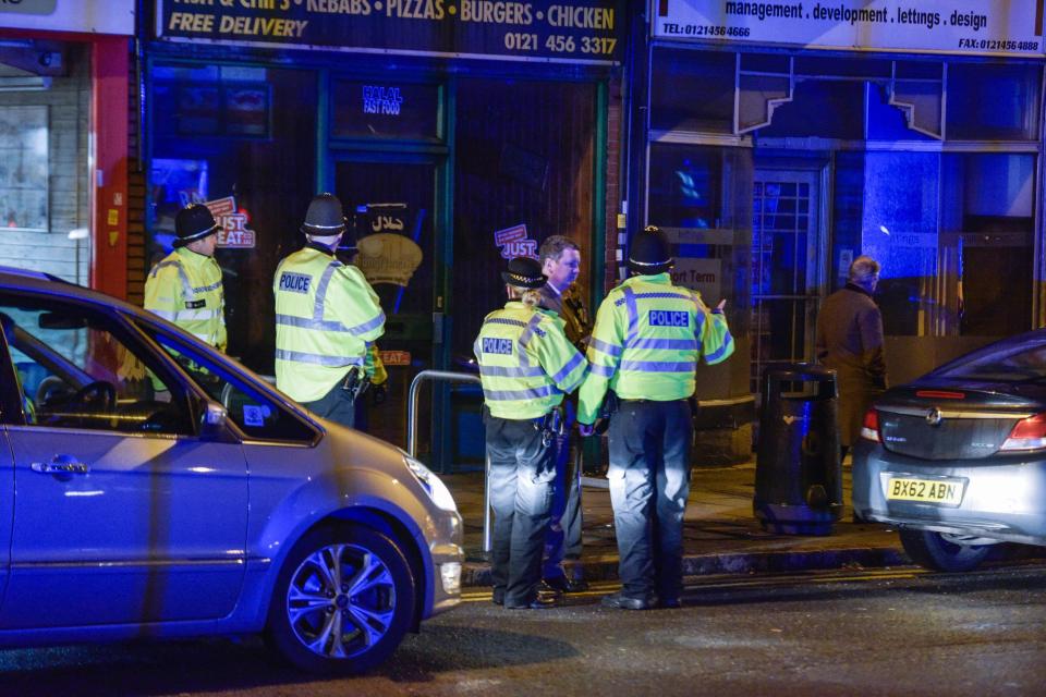  A large cordon blocked off an area in Hagley Road in the Edgbaston area in the early hours of Thursday morning