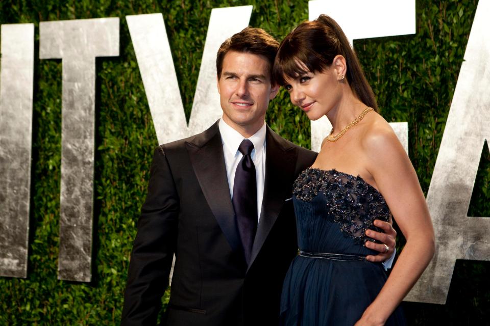  Tom split from former wife Katie Holmes in 2012