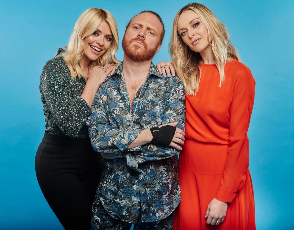  Holly and Fearne took part in a very cheeky challenge for a delighted Keith Lemon