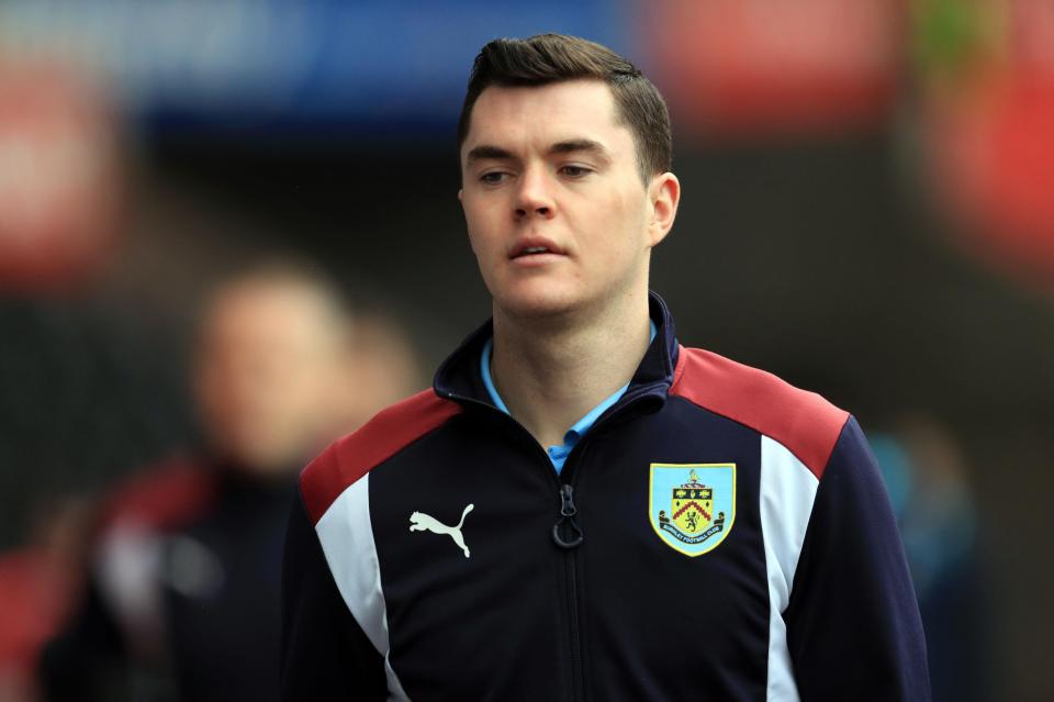  Michael Keane has made 33 appearances for Burnley