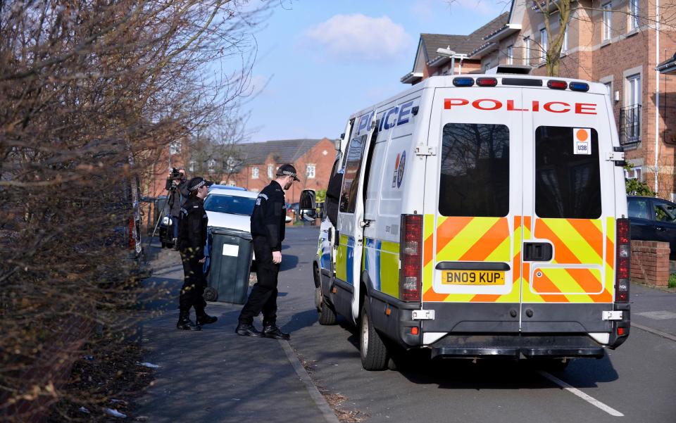  A number of raids including this one in Birmingham have been carried out across the country