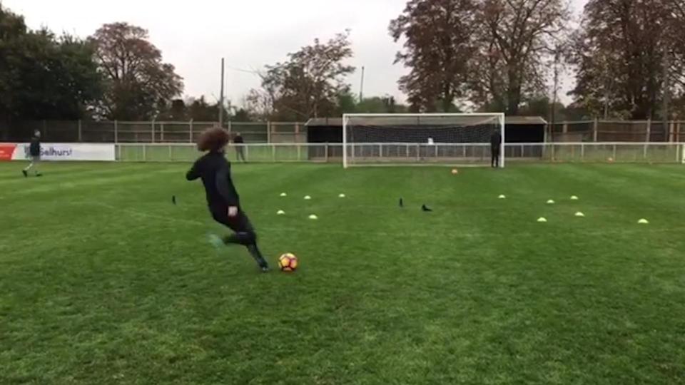 David Luiz took his shot after Willian's dipped into the centre of the goal