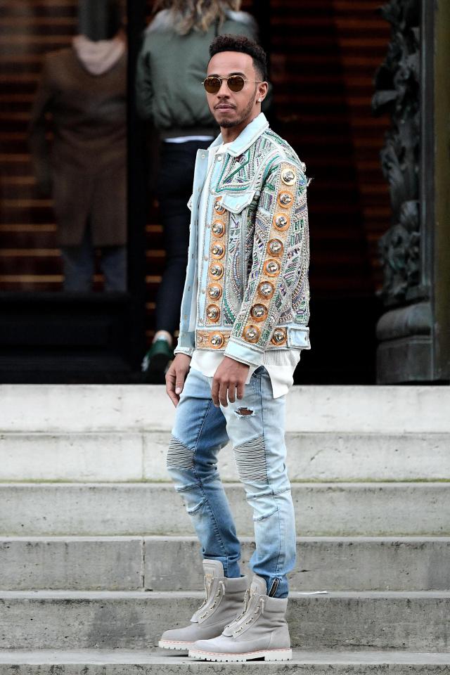  Lewis Hamilton has become a style icon for the fashion industry