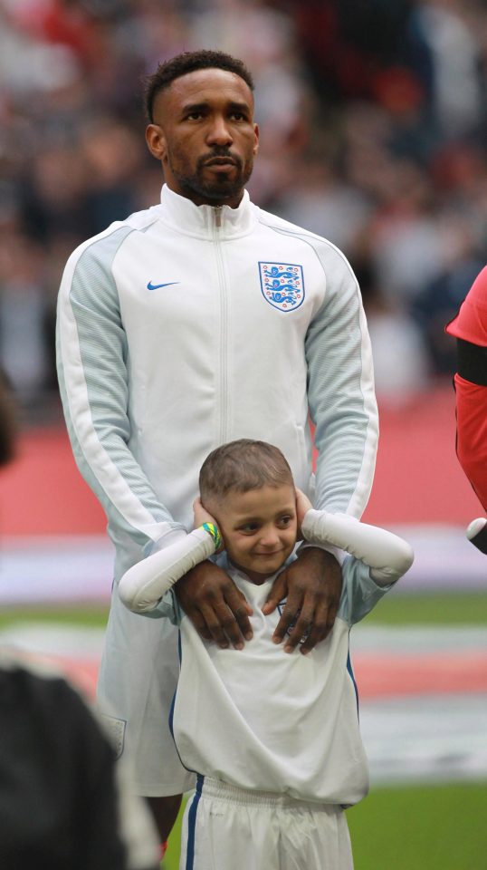  The roar of the crowd at Wembley Stadium was all too much for Bradley before the match