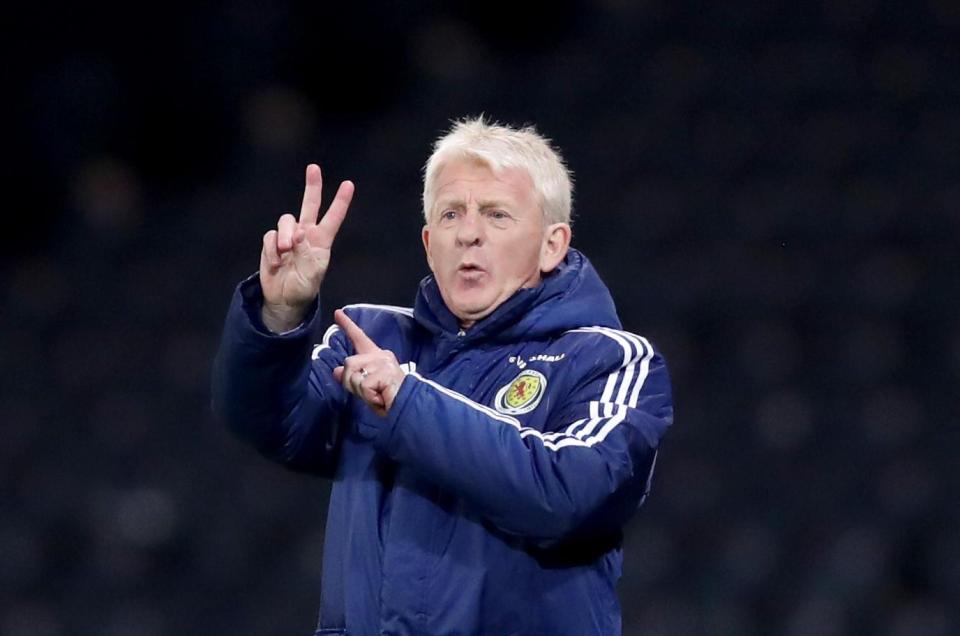  Boss Gordon Strachan got himself a rare win