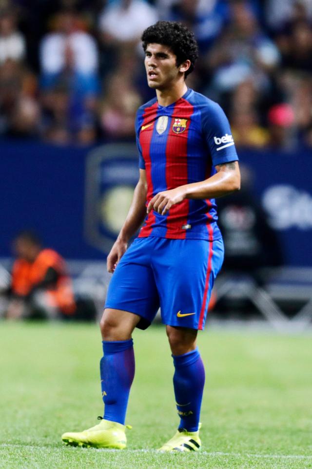 Carles Alena has already made one appearance for Barcelona's first team