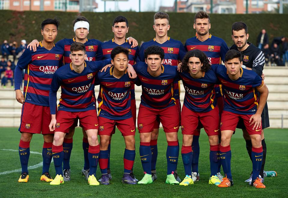 Barcelona's Under-19 squad won their league at a canter due to talented trio