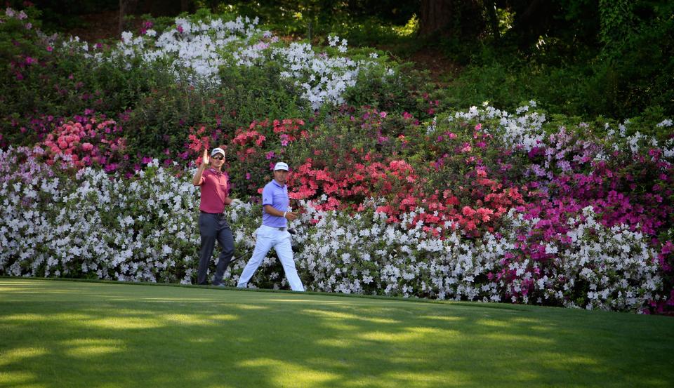  The par-five 13th hole at Augusta is so covered in the flowers that it is named 'Azalea'