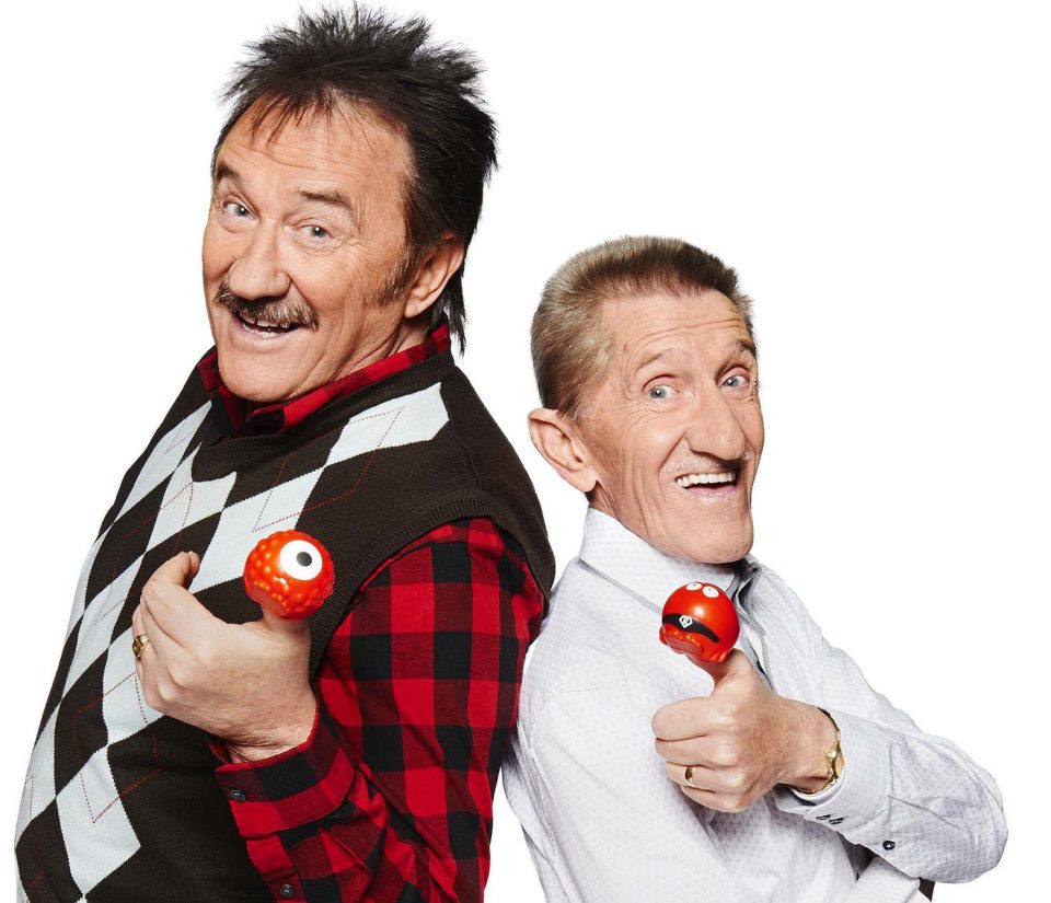  The Chuckle Brothers found fame in the 1980s and 1990s with their show ChuckleVision