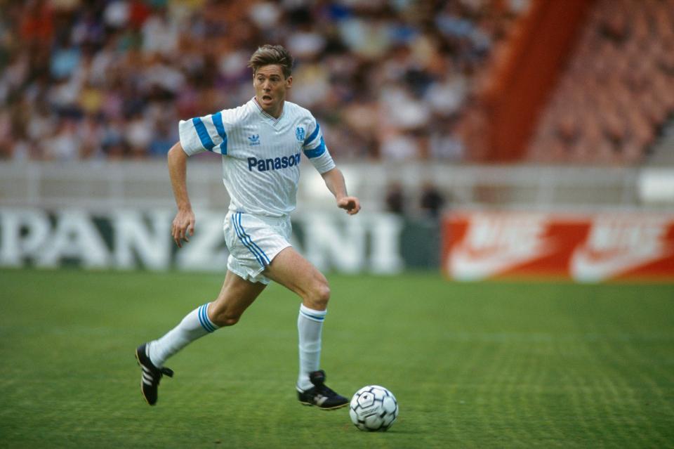  Chris Waddle starred for French side Marseille in a three-year spell between 1989 and 1992