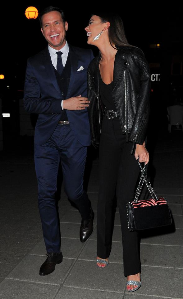  The new couple were all giggles as they arrived at Faces in Chelmsford