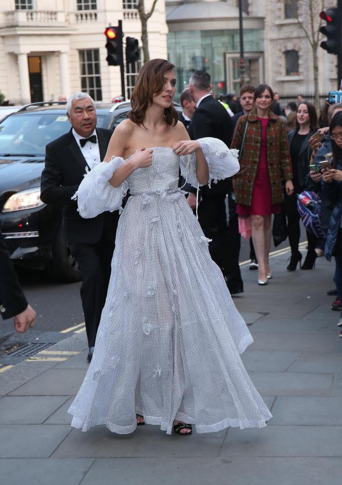  Alexa Chung also attended the gala dinner and wowed in stunning frock