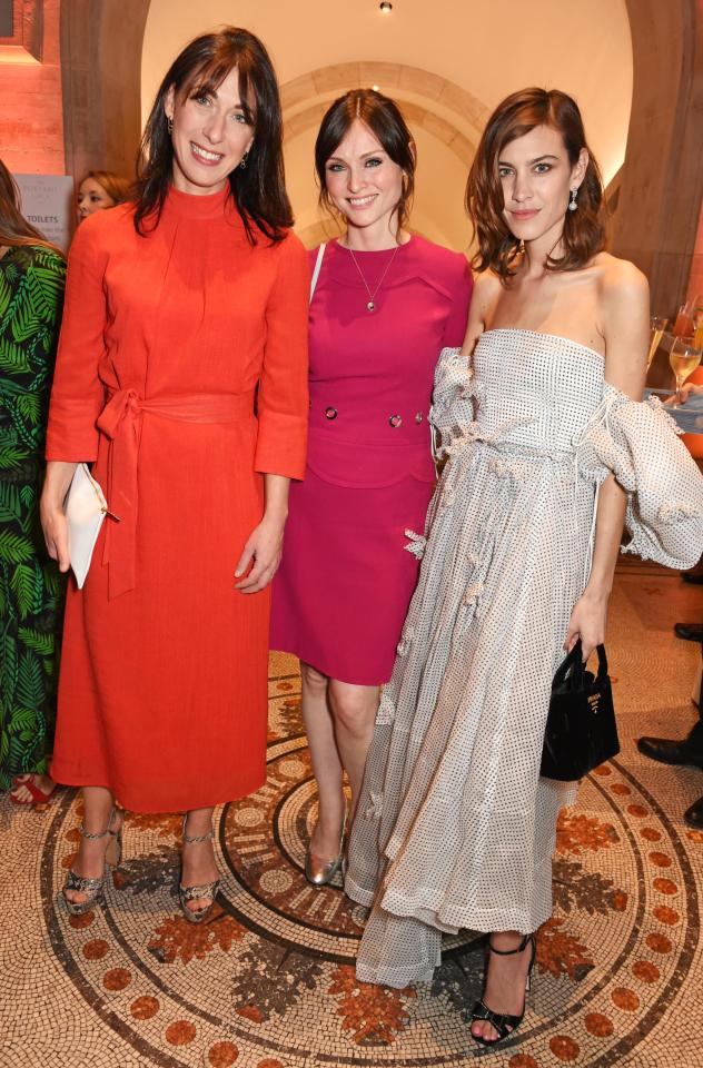  Samantha Cameron joined Sophie Ellis-Bextor and Alexa Chung at the gala