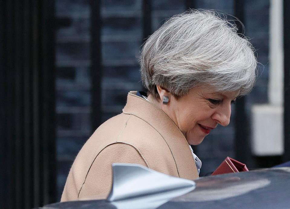  The PM was driven to Parliament where she gave a statement to the Commons about our EU exit