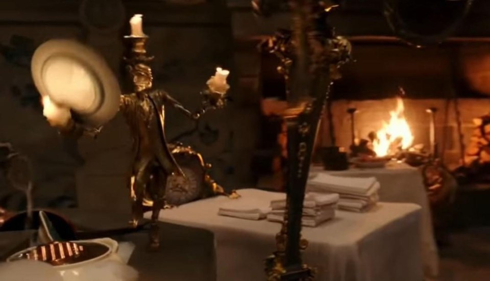 The beautiful kitchen in the 2017 version of the movie 