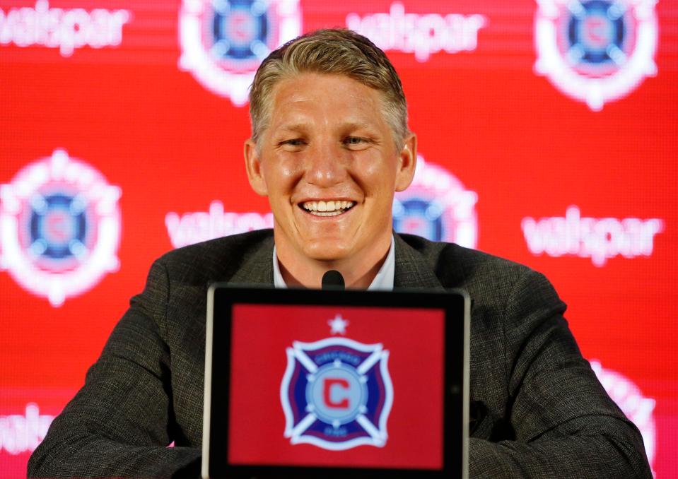  Centre mid Bastian Schweinsteiger was also let go to join MLS side Chicago Fire