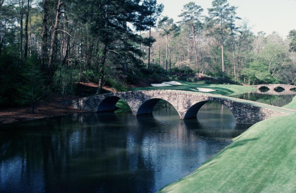  Not even the water is entirely natural at Augusta