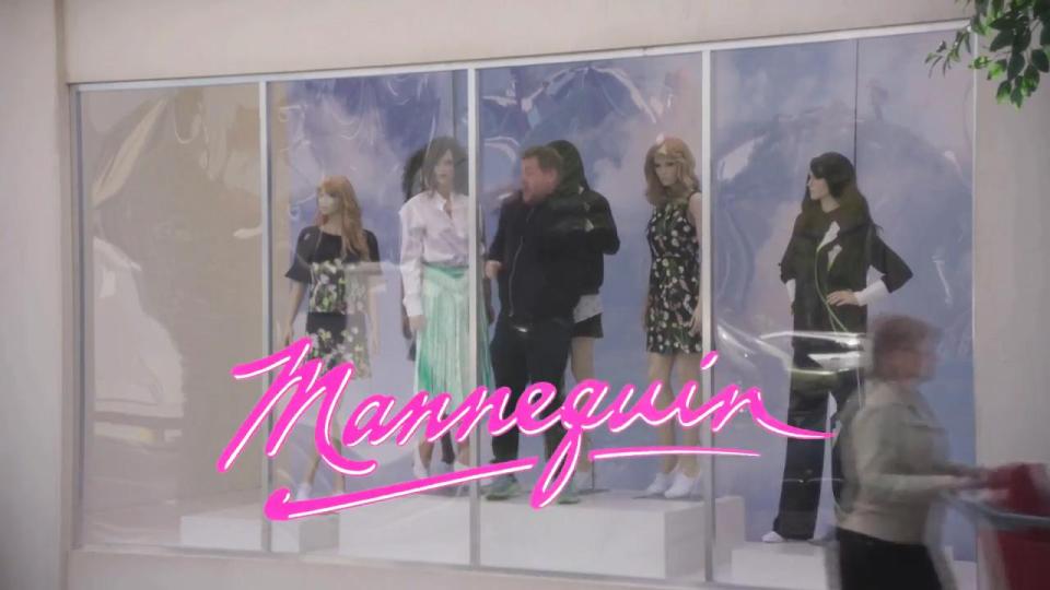  Victoria Beckham and James Corden recreated cult movie Mannequin