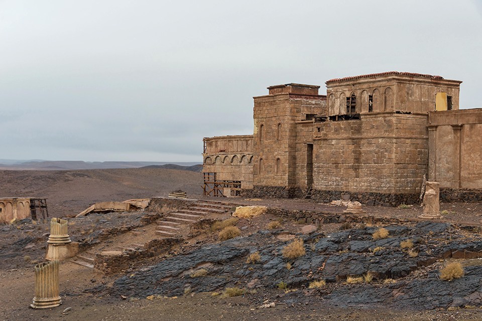 Several miles off-road into the desert, Bob discovered the 'forgotten sets' that had been abandoned 