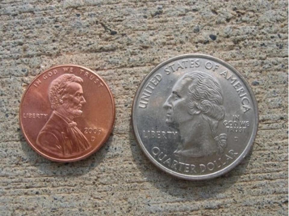  Glue coins to the floor to tempt your kids into trying to pick them up