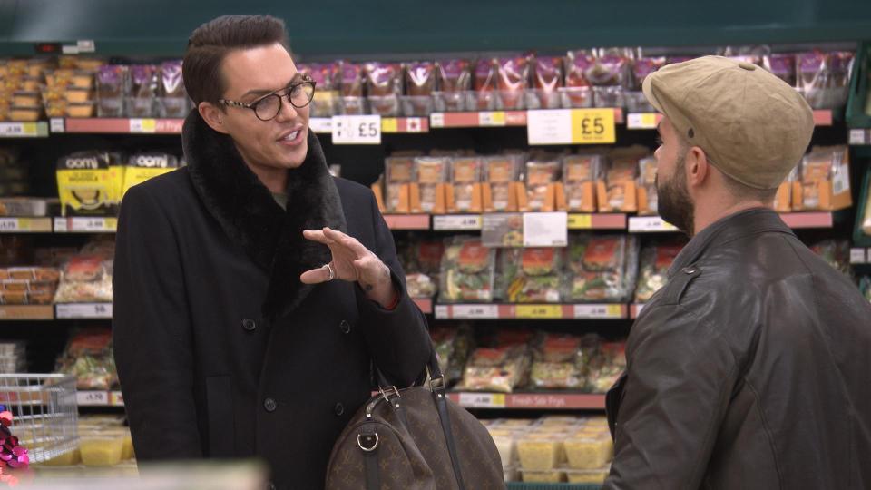  Their shopping trip sees Charlie running into Bobby Norris again