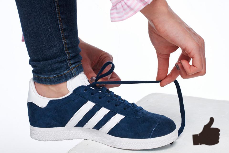  This quick way of tying your shoe laces means they'won't constantly come undone