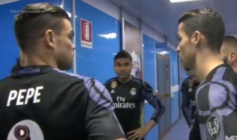  Cristiano Ronaldo tells Pepe about his frustration over Real Madrid's defending