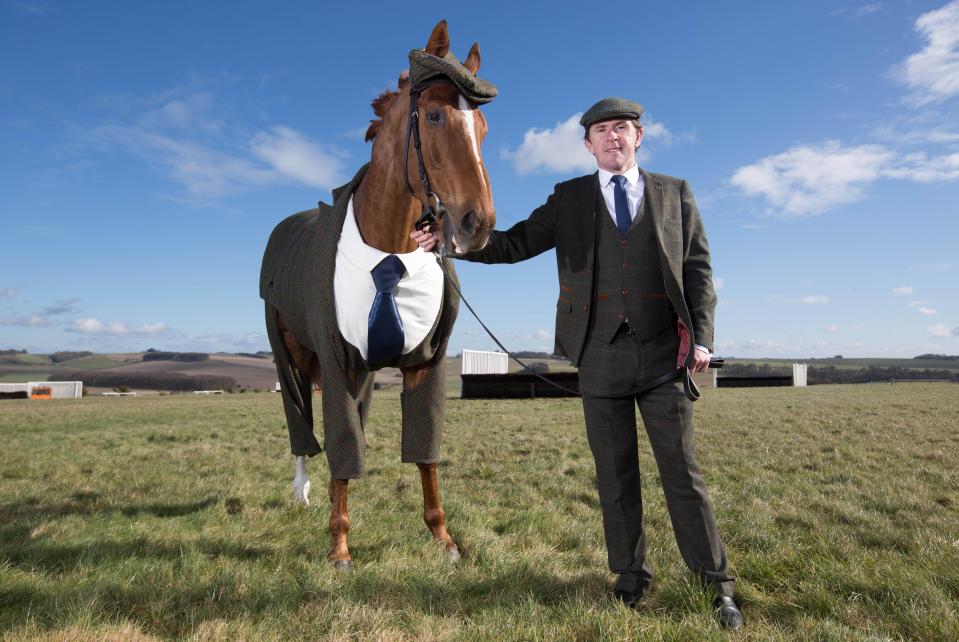  Even AP McCoy and his four-legged friends are known to follow the tweed trends