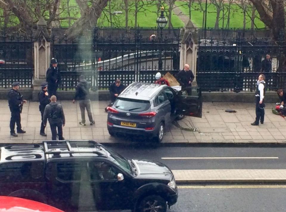  The vehicle in the attack in Westminster today