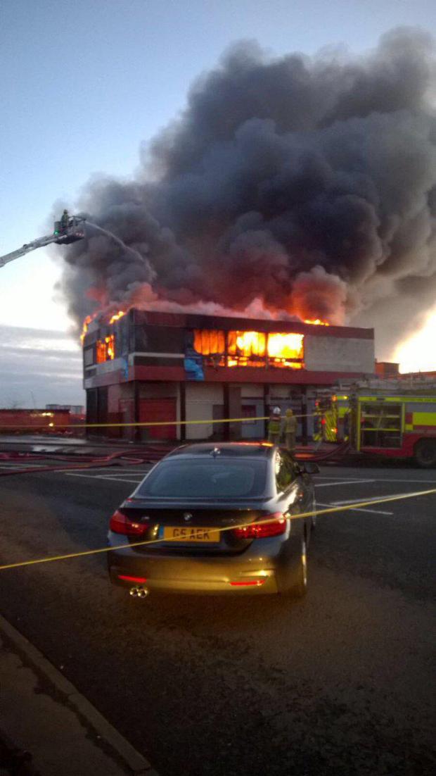 Locals watched in horror as the beloved pub was engulfed by the inferno