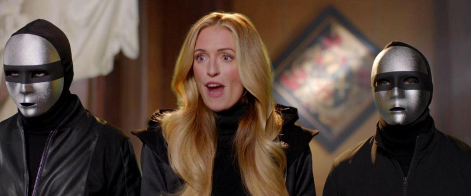  Cat Deeley has been revealed as Maskface