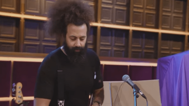  He had help packing from talented musician Reggie Watts