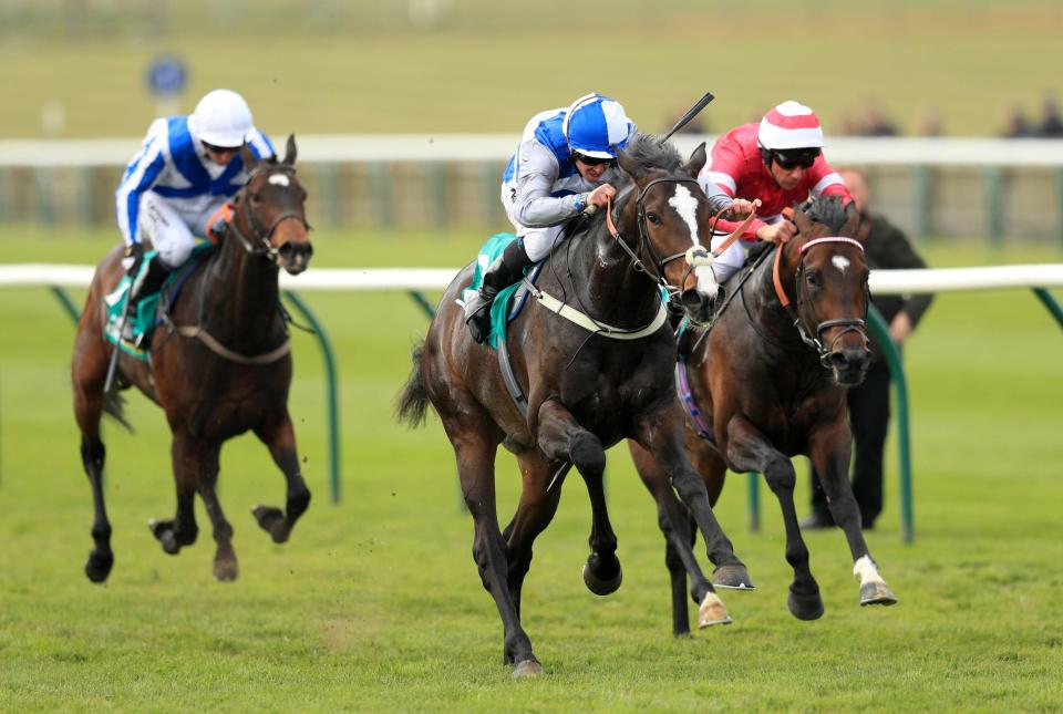  Eminent (centre) will be ridden by Silvestre De Sousa for the first time